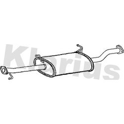 Centre Muffler KLARIUS CL282T