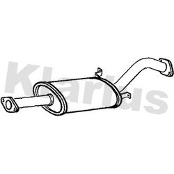 Centre Muffler KLARIUS CL285M