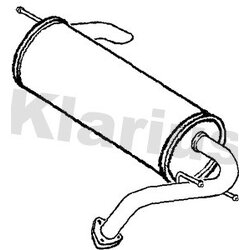Rear Muffler KLARIUS CL308E