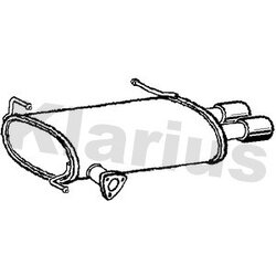 Rear Muffler KLARIUS CL315V