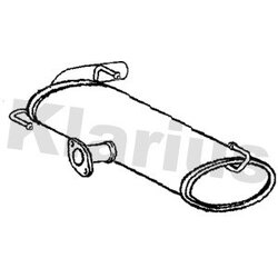 Rear Muffler KLARIUS CL340H