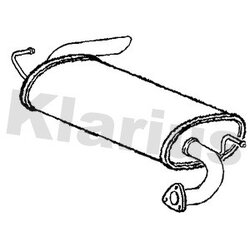 Rear Muffler KLARIUS CL345B