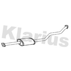 Centre Muffler KLARIUS CL346A