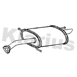 Rear Muffler KLARIUS CL347X