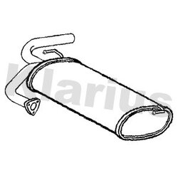 Rear Muffler KLARIUS CL351Q