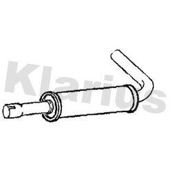 Centre Muffler KLARIUS CL364X OE Ref 1571B360