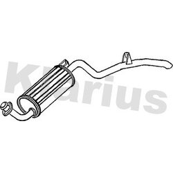Rear Muffler KLARIUS CL70T
