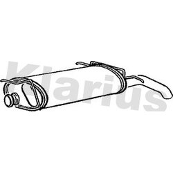 Rear Muffler KLARIUS CN156L OE Ref 96021037