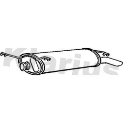 Rear Muffler KLARIUS CN210H OE Ref 96164115