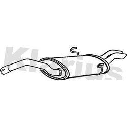 Rear Muffler KLARIUS CN375P OE Ref 1726H1