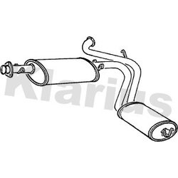 Rear Muffler KLARIUS CN381G OE Ref 1726G0