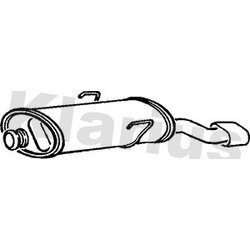 Rear Muffler KLARIUS CN387X OE Ref 1726S3