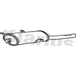 Rear Muffler KLARIUS CN405W OE Ref 1726X6
