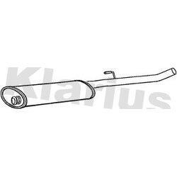 Centre Muffler KLARIUS CN451D OE Ref 1717K8