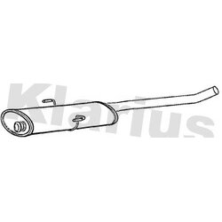 Centre Muffler KLARIUS CN464J OE Ref 1717C4