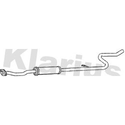 Centre Muffler KLARIUS CN501E OE Ref 1717S1