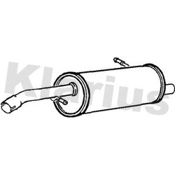 Rear Muffler KLARIUS CN502D OE Ref 1730C5