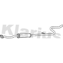 Centre Muffler KLARIUS CN525V OE Ref 1717V8