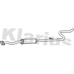 Centre Muffler KLARIUS CN530L OE Ref 1717V9