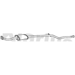 Centre Muffler KLARIUS CN545P OE Ref 1717L9