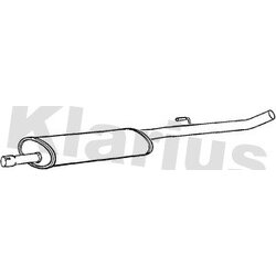 Centre Muffler KLARIUS CN554C OE Ref 9456200080