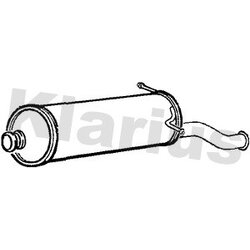 Rear Muffler KLARIUS CN559V OE Ref 1726XJ