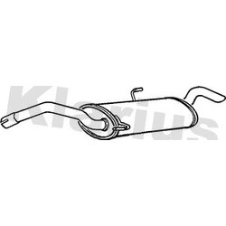 Rear Muffler KLARIUS CN589B OE Ref 1730Q6