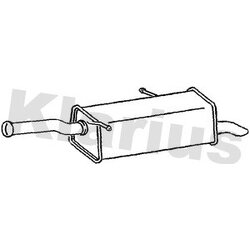 Rear Muffler KLARIUS CN593V OE Ref 1730Y1