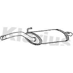 Rear Muffler KLARIUS CN609W OE Ref 1730N7