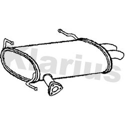 Rear Muffler KLARIUS CN649L OE Ref 1730S5