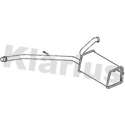 Centre Muffler KLARIUS CN678V OE Ref 1730JW