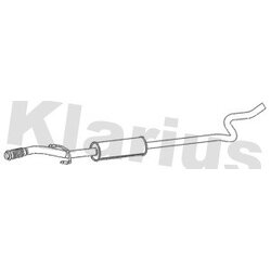 Centre Muffler KLARIUS CN701K OE Ref 1717QF