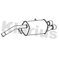 Rear Muffler KLARIUS CN705E OE Ref 1730GJ