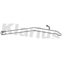 Exhaust Pipe KLARIUS CN718K OE Ref 1607285880