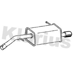 Rear Muffler KLARIUS CN720H OE Ref 1607411380