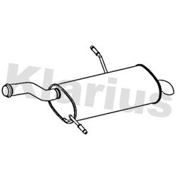 Rear Muffler KLARIUS CN722E OE Ref 173097