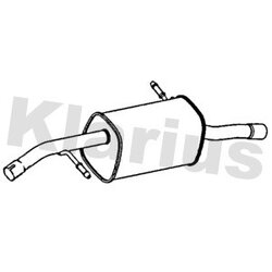 Rear Muffler KLARIUS CN727X OE Ref 1730EY