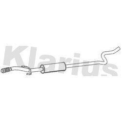Centre Muffler KLARIUS CN731Q OE Ref 1608527880