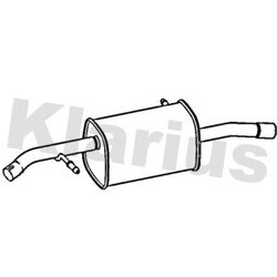 Rear Muffler KLARIUS CN732P OE Ref 1608532680
