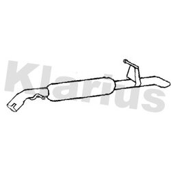 Rear Muffler KLARIUS CN737H OE Ref 9818337380