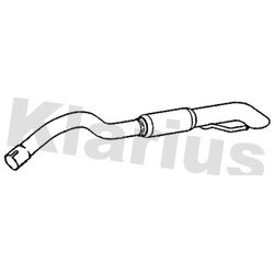 Rear Muffler KLARIUS CN755G OE Ref 1609044180