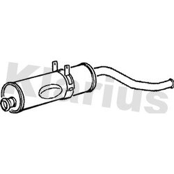 Rear Muffler KLARIUS CN78L OE Ref 5490181