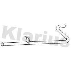Exhaust Pipe KLARIUS CN807E OE Ref 9822300380