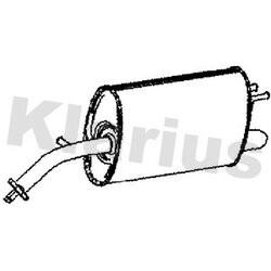 Rear Muffler KLARIUS CV13D OE Ref 96819219