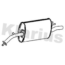 Rear Muffler KLARIUS CV16A OE Ref 96983987