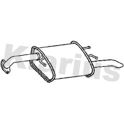 Rear Muffler KLARIUS CV4Q OE Ref 96553620