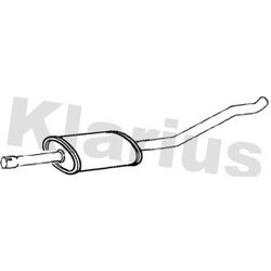 Centre Muffler KLARIUS DC12C OE Ref 200107658R