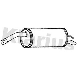 Rear Muffler KLARIUS DC15X OE Ref 200100777R