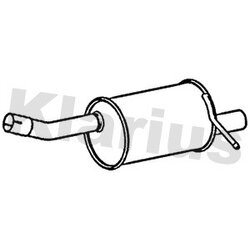 Rear Muffler KLARIUS DC17V OE Ref 200109538R