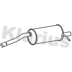 Rear Muffler KLARIUS DC27E OE Ref 200100277R